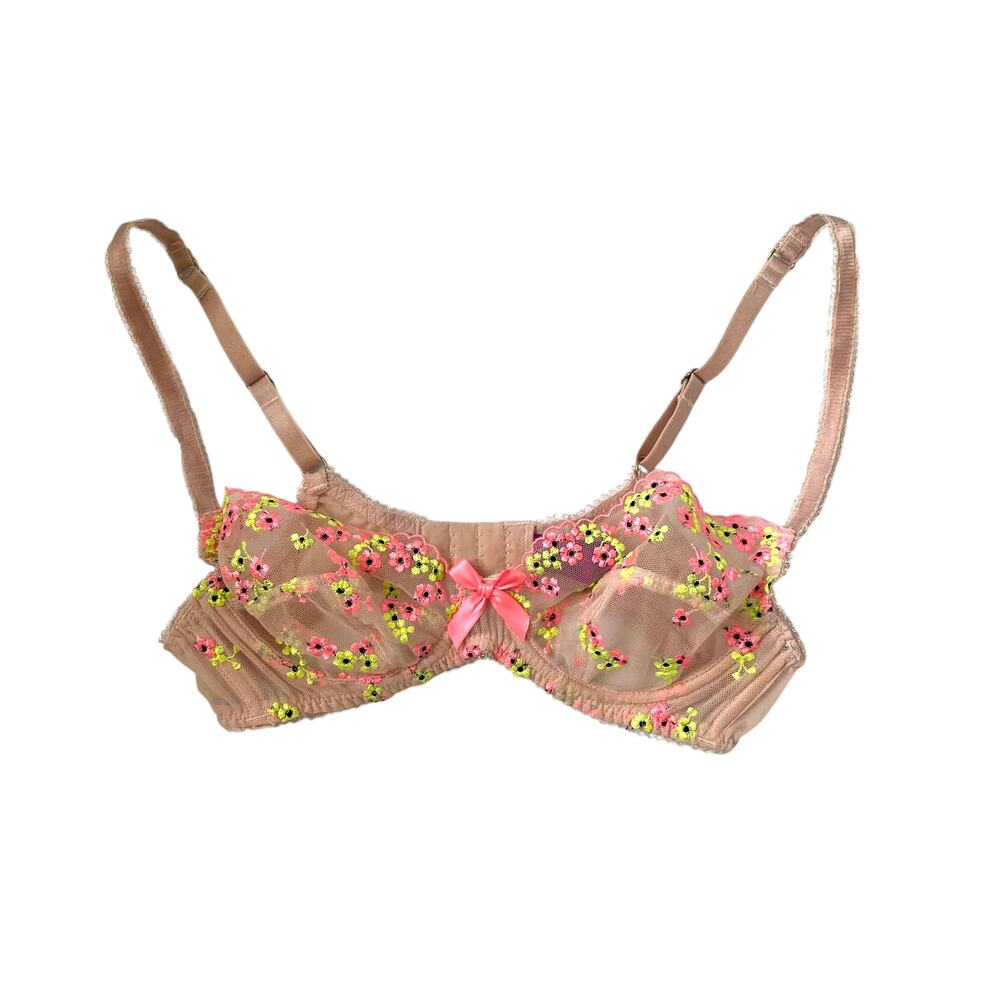 L'Agent by Agent Provocateur Willowe Bra - Pink - Size 32B